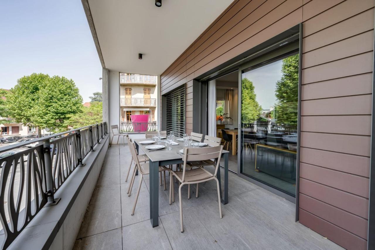 Le Kube - Appartements De Prestige Au Centre D'Annecy Dış mekan fotoğraf